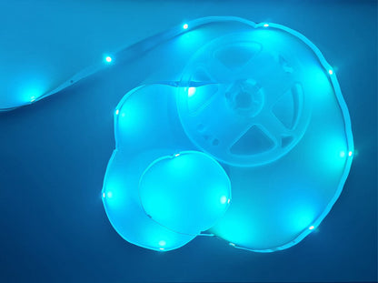 Tiras de luces LED RGB con control remoto