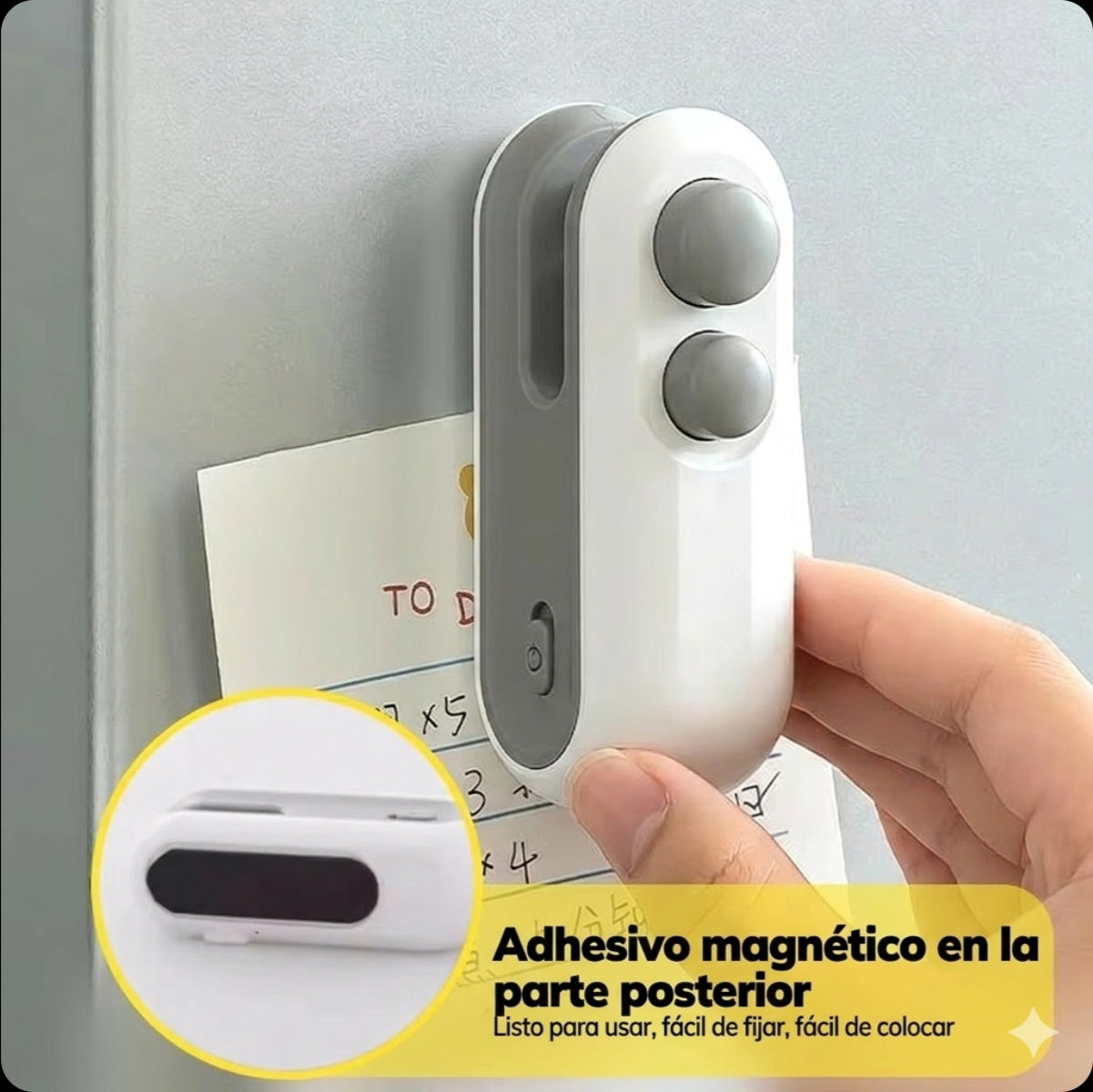 Mini sellador de bolsas plásticas