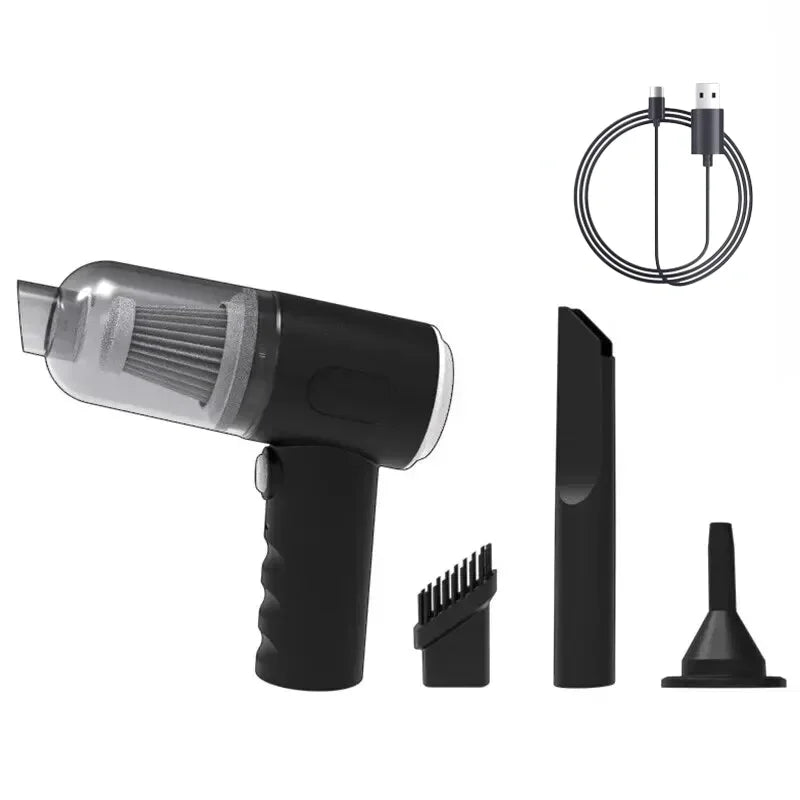 9000Pa Wireless Car Vacuum Cleaner USB Charging 1200Mah Portable Cleaning Appliance Mini Wet and Dry Vacuum Cleaner Household